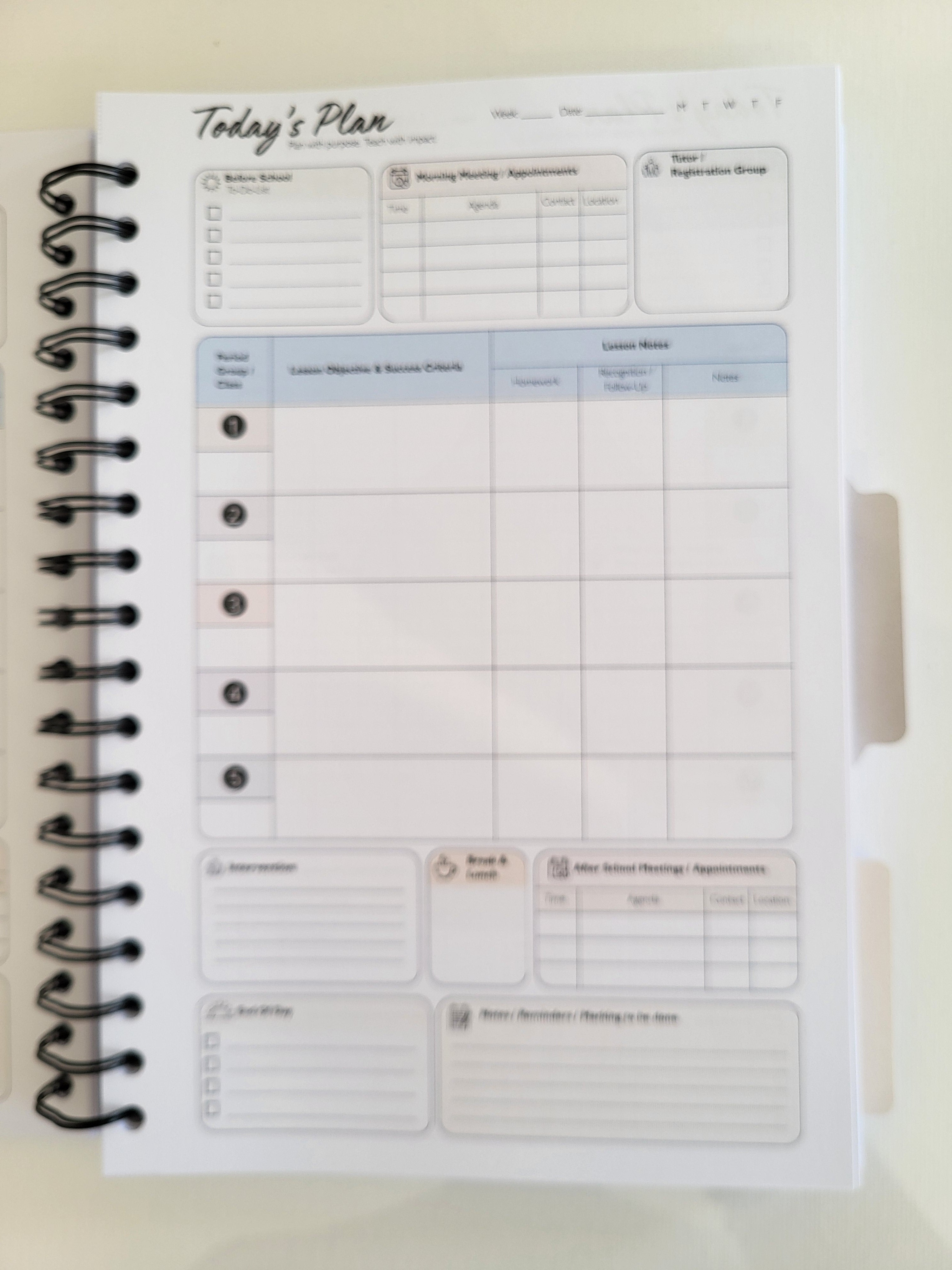Teacher Planner 2026–2027 | Undated Academic Planner