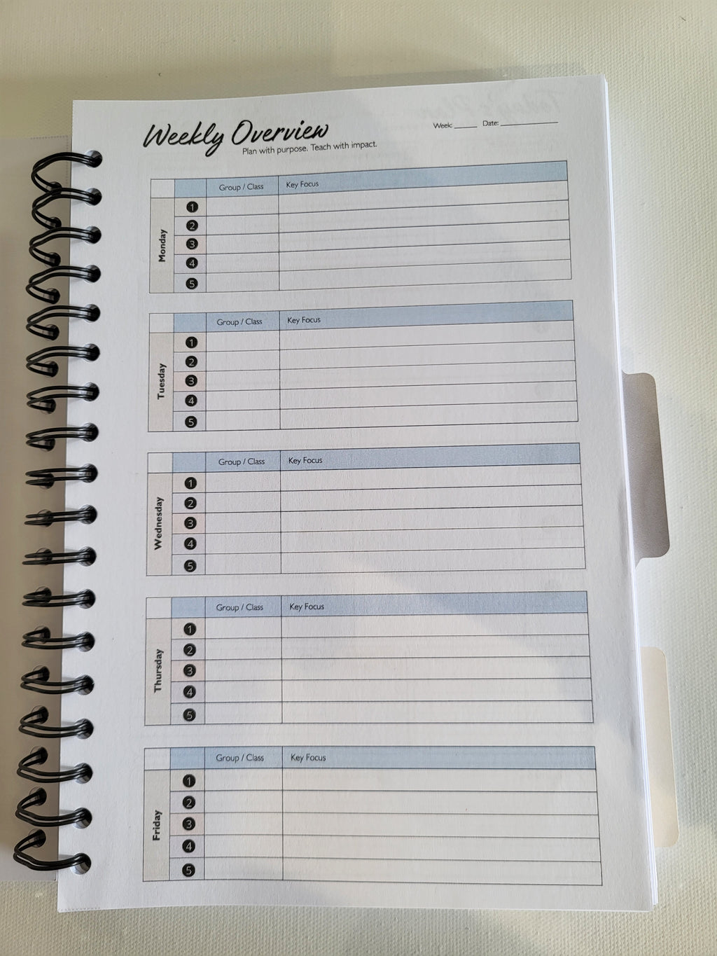 Teacher Planner 2026–2027 | Undated Academic Planner
