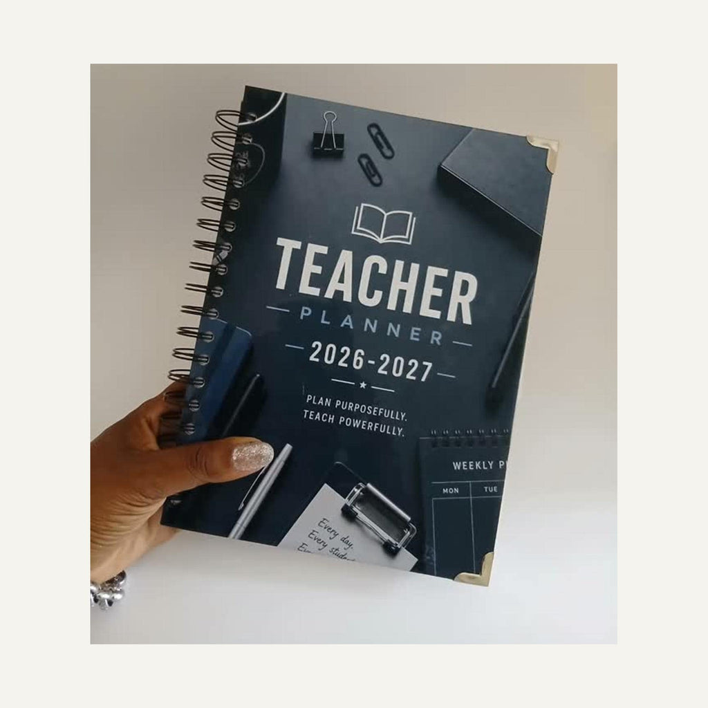 Teacher Planner 2026–2027 – Hardcover Academic Planner